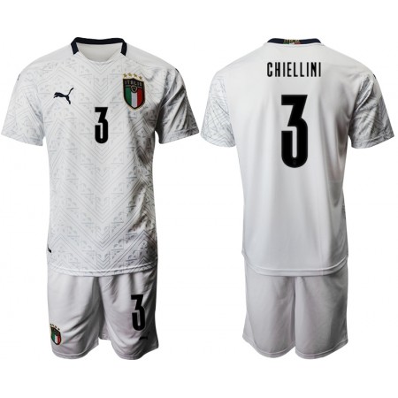 Italië Chiellini 3 Kind Uit Tenue EK 2020